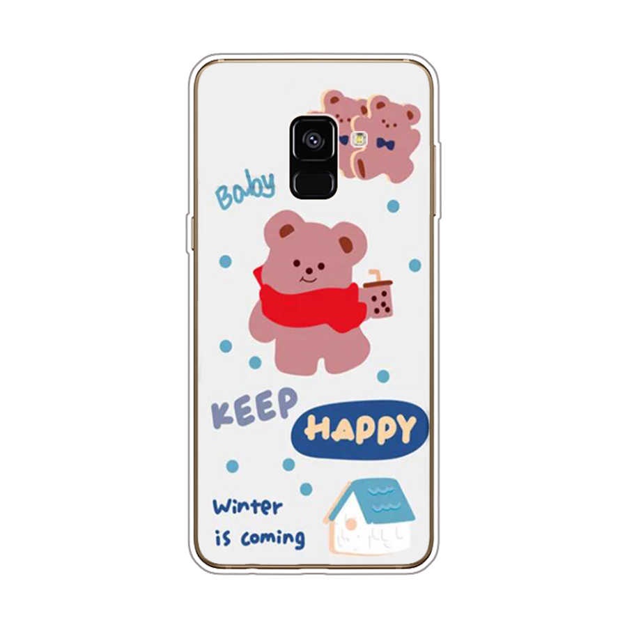 Ốp Điện Thoại TPU Dẻo In Họa Tiết Độc Đáo Thời Trang Cho Samsung Galaxy A8 plus 2018 A6 2018 plus