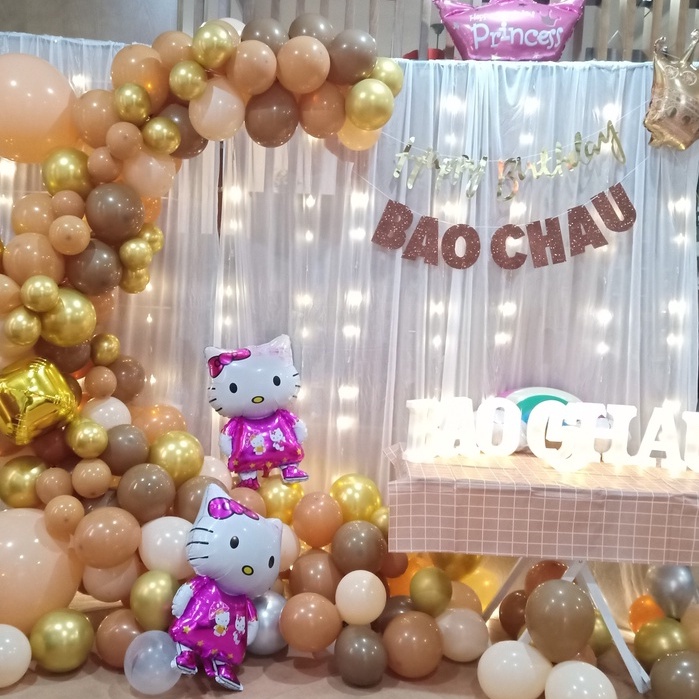 Chữ cái ghép tên bằng giấy xốp kim tuyến trang trí sinh nhật, họp lớp, làm bảng tên - Kemshop K174