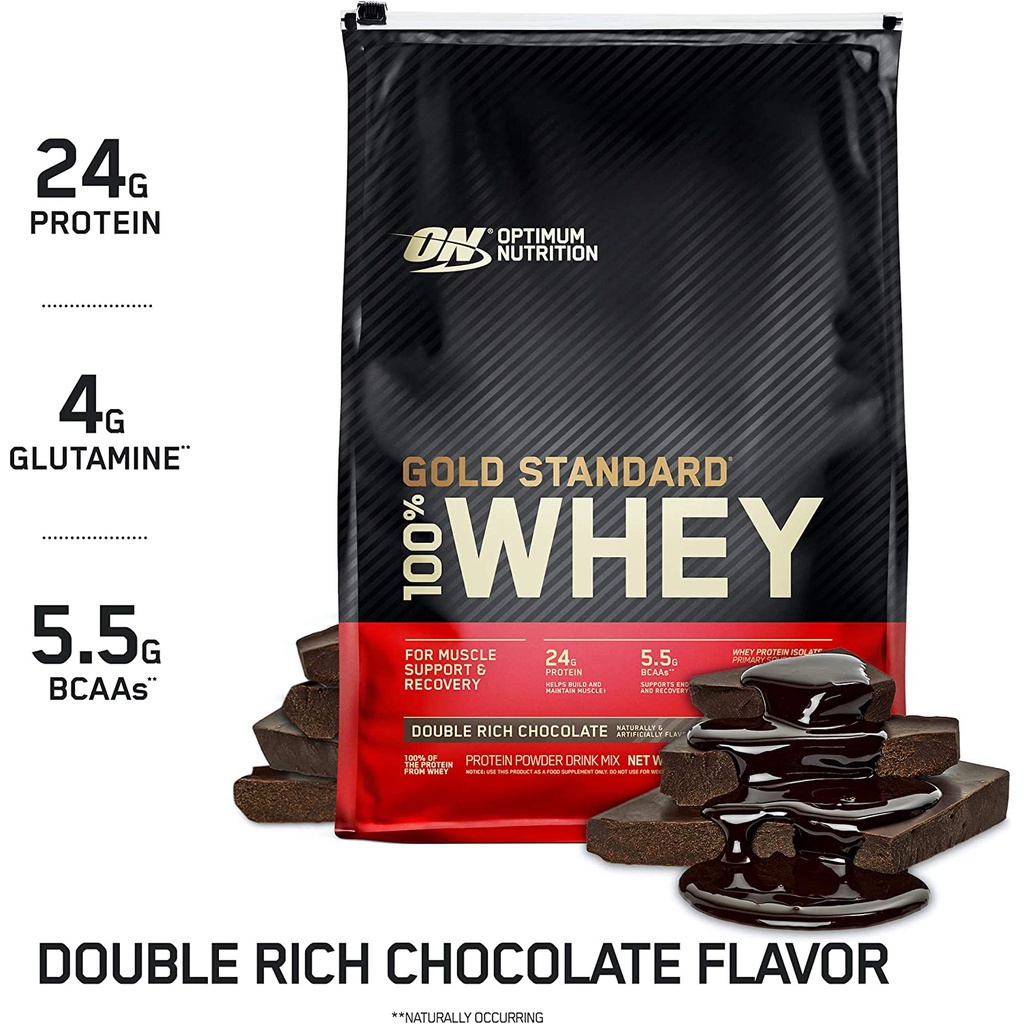 GOLD STANDARD 100% WHEY - SỮA PROTEIN ISOLATE HỖ TRỢ PHÁT TRIỂN CƠ BẮP (10 LBS)