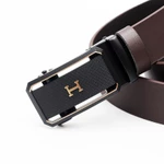 Thắt lưng da bò SM06 - Khóa vàng | Anh Tho Leather — ảnh 7