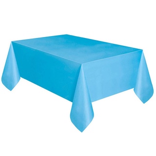 Khăn Trải Bàn Dùng Một Lần Chất Liệu Nhựa Cao Cấp Màu Đỏ Đen Trắng 137cmX183cm