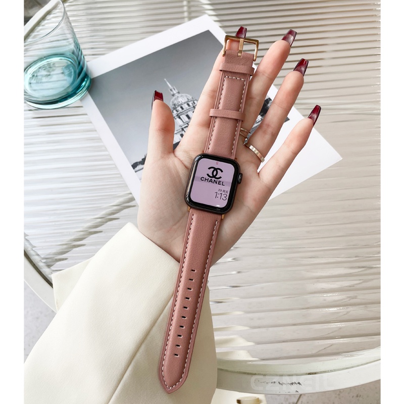 Dây đeo khí quyển đơn giản bằng kim loại dành cho nữ Thích hợp cho Apple Watch S11 SE3 Ultra3 S10 S9 S8 SE S7 S6 Ultra 49mm 46mm 42mm 44mm 41mm 45mm Dây đeo cổ tay