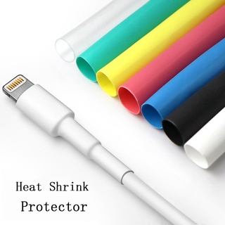 5 Chiếc Cho iPhone 16 15 14 Plus 13 12 Mini 11 Pro Max 6 6S 7 8 Plus X XR XS Max Cáp Cho iPhone Bảo Vệ Cáp USB Dây Tổ Chức Cuộn Dây Co Nhiệt Ống Tay