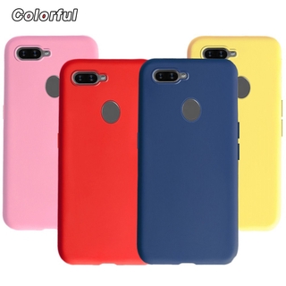Ốp Điện Thoại Silicone Mềm Màu Trơn Thời Trang Cho Oppo A12 A12 Cph2083 Cph2077 A12 2020 A 12