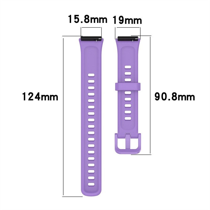 Dây đeo silicon cho Huawei Band 7, vòng đeo tay thông minh nữ, dây thay thế band7