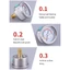 EDB * Máy đo áp suất nâng cấp Máy đo áp suất 40MPA 6000 Máy đo làm đầy dầu