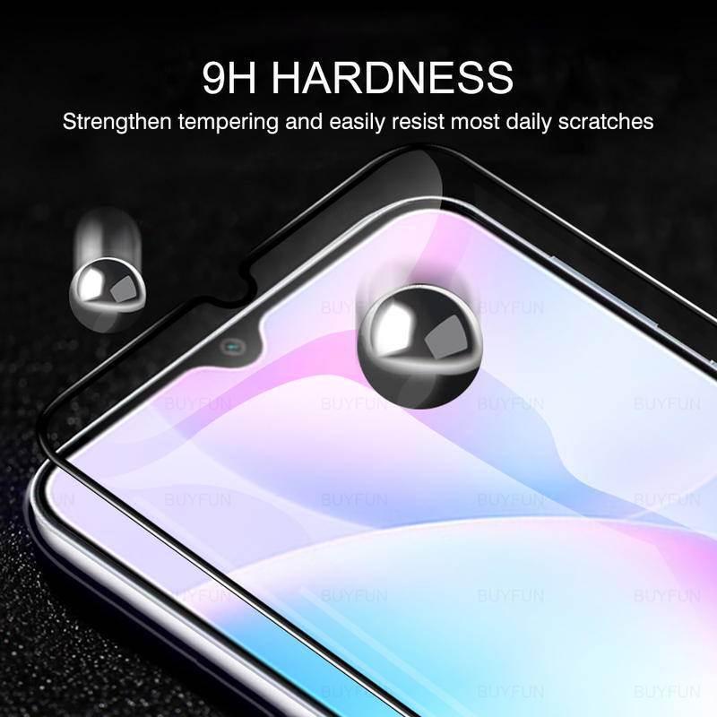 Kính cường lực phủ toàn bộ 9D Xiaomi Redmi 10 7A 9 9A 9C 9T Note 11 11S 10 10S 9 9S 7 8 Pro POCO M3 F3 X3 NFC 10T Pro 4G Bảo vệ màn hình