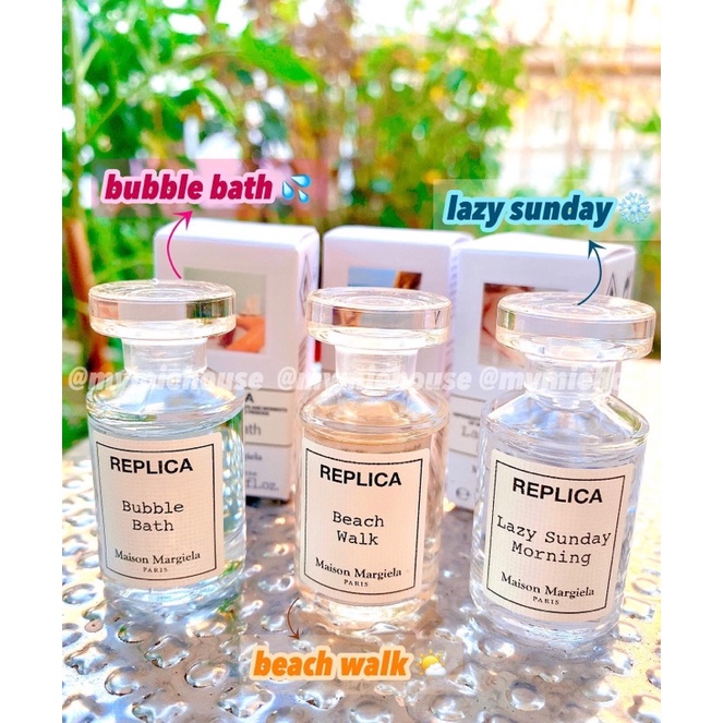 Nước Hoa Rep.li.ca Mini 7ml Fullbox Bubble Bath / Lazy Sunday Morning ...