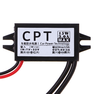 Mô Đun Hạ Áp DC 12V Sang 5V 3A 2 USB Sang 15W 3A Chuyên Dụng
