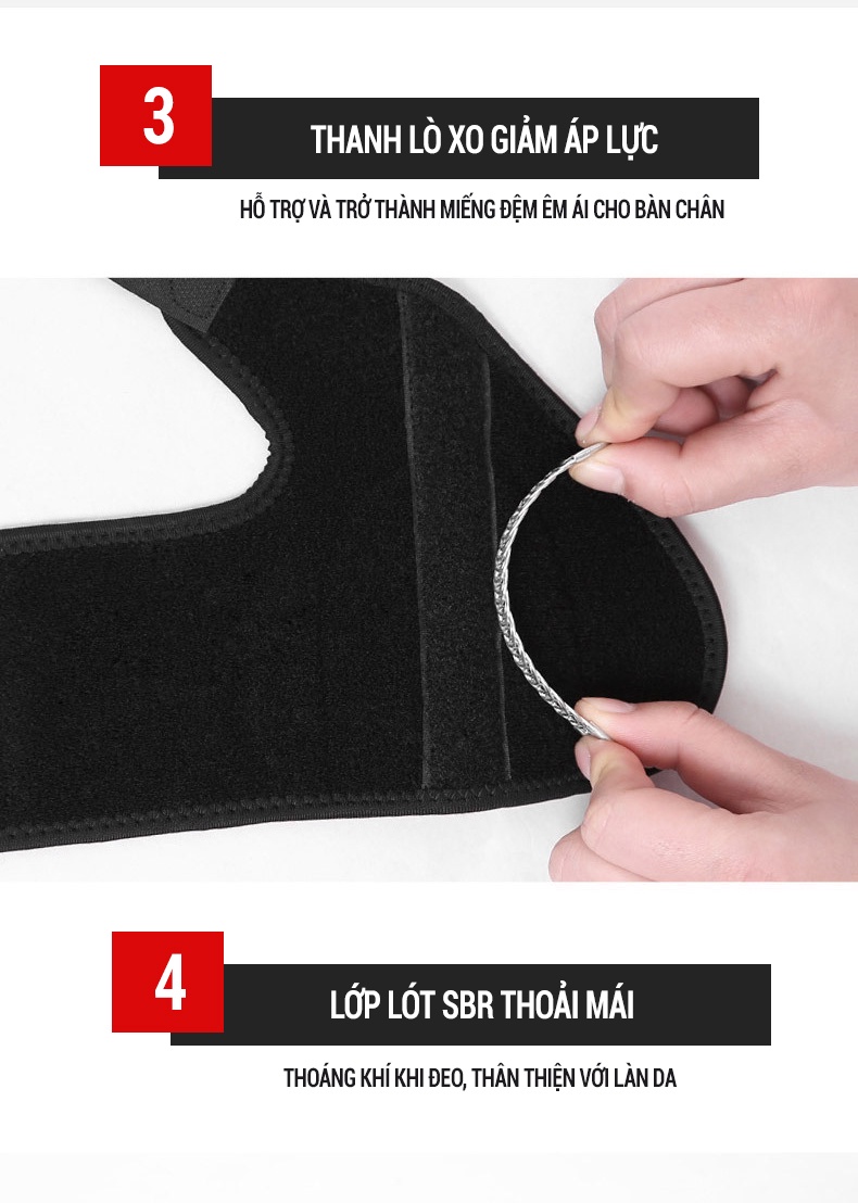 Mô tả Nẹp bàn chân hỗ trợ định hình ngón chân cái GoodFit GF617A - 6