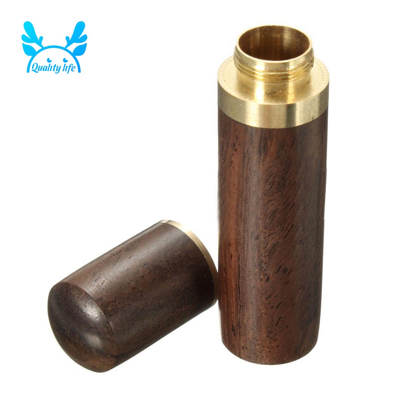 Hộp đựng tăm xỉa răng bằng gỗ mun 8 * 1.8cm