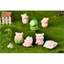 Set 7 mô hình heo khủng long dễ thương trang trí bàn làm việc, tủ sách, quà tặng, tiểu cảnh, set heo số 3