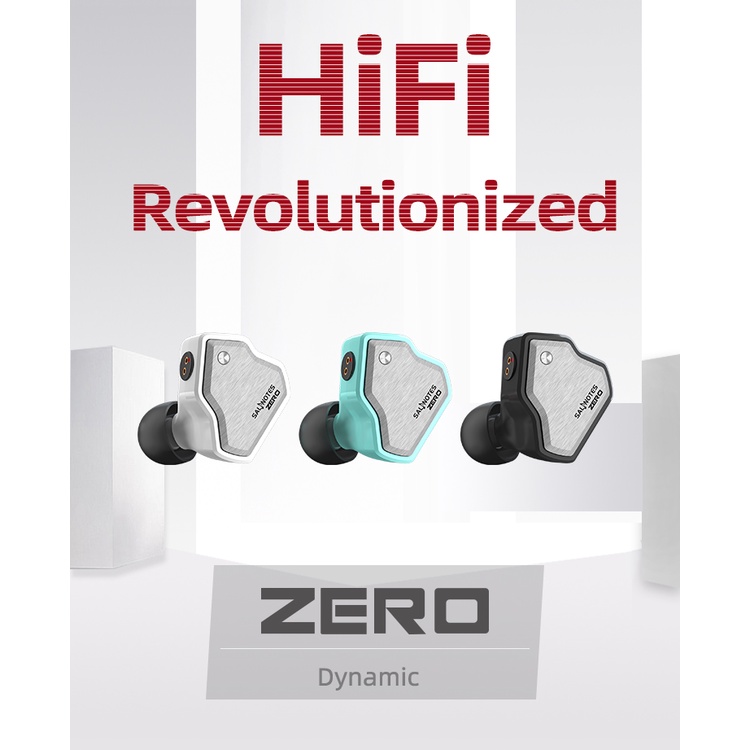 Tai Nghe Nhét Tai 7Hz Salnotes Zero HiFi 10mm IEM N52 Có Nam Châm Phiên Bản Mới