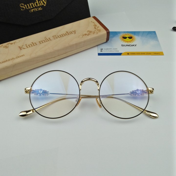 Gọng kính cận chrome CH03