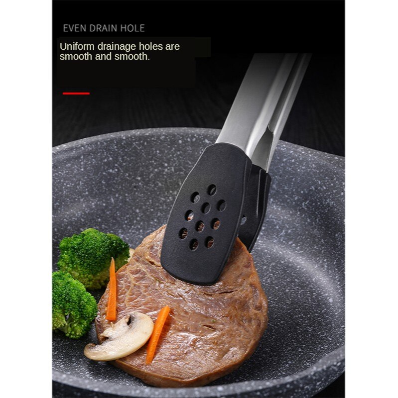 Kẹp BBQ bằng thép không gỉ & silicon chất lượng cao, Kẹp nướng lý tưởng cho nhà bếp của bạn – Kẹp thực phẩm 10 inch đa năng, Kẹp Salad và Kẹp nấu ăn – Quà tặng dụng cụ nhà bếp hoàn hảo
