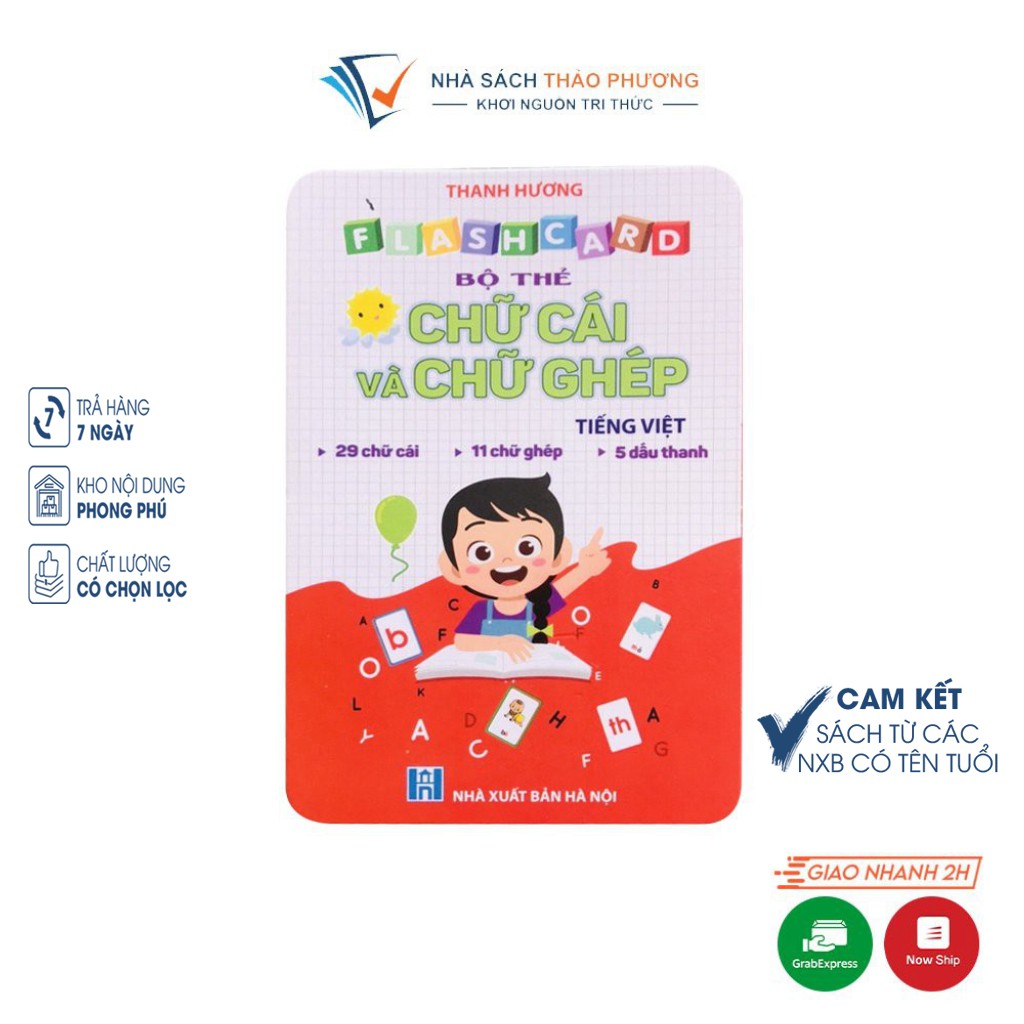 Flashcard - Bộ thẻ Chữ cái và chữ ghép Tiếng Việt Việt Hà cho bé