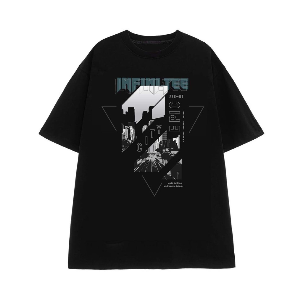 Áo thun INFINITEE Fni0100, Thun 100% Cotton - form rộng Unisex