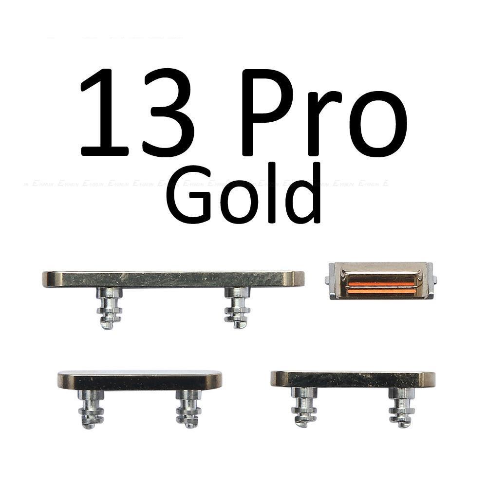 Bộ đầy đủ Nút bên tương thích cho IP 13 mini 13 Pro Max Bật nguồn Tắt khóa Nút công tắc âm lượng Tắt tiếng Bộ chìa khóa im lặng Thay thế các bộ phận