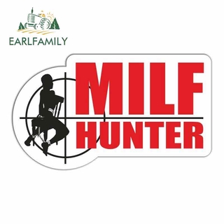 EARLFAMILY 13cm x 7.5cm Cho Milf Hunter Mẹ Mẹ Tình Dục Porn Xe Sáng Tạo Miếng Dán Anime Decal Chống Thấm Nước Thích Hợp Cho GTR EVO SX