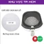 Set 100 tờ giấy nến tròn đục lỗ dùng cho nồi hấp, nồi chiên không dầu