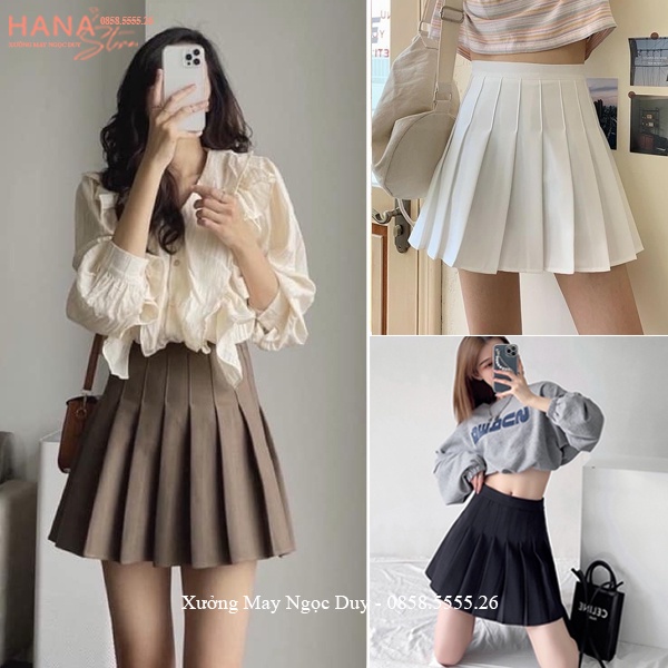 Chân váy xếp ly trắng yatchy skirt tí ngoan tingoan giá tốt Tháng ...