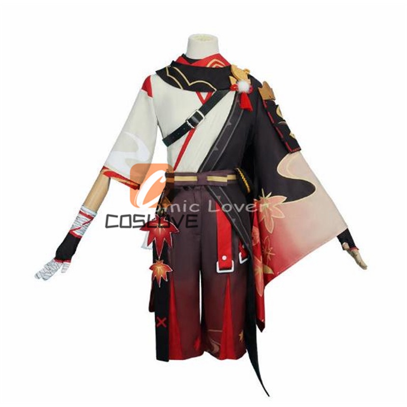 Bộ Tóc Giả Cosplay Nhân Vật Kaedehara Kazuha Samurai