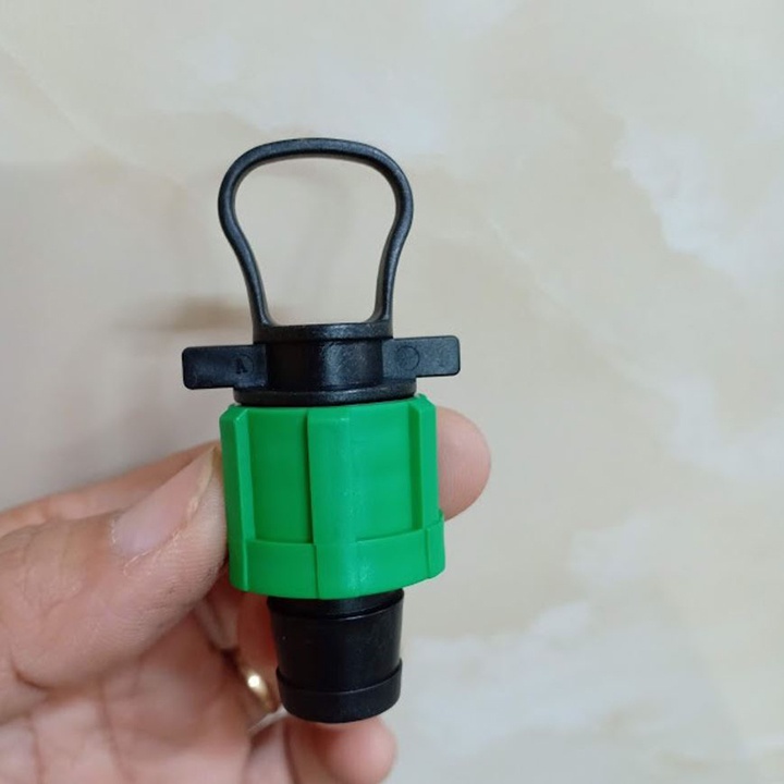 Bịt ống tưới nhỏ giọt dẹp 16mm, đầu bít cuối đường ống hệ thống tưới nhỏ giọt