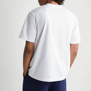 Áo phông ngoại cỡ Relax Fit Super Soft Plus Size trắng tay ngắn cotton dành cho nam