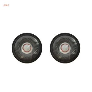 SHAS 2PCS 50mm Headphone Speaker Headset Driver 32Ohm 112db HIFI Speaker Repair Parts