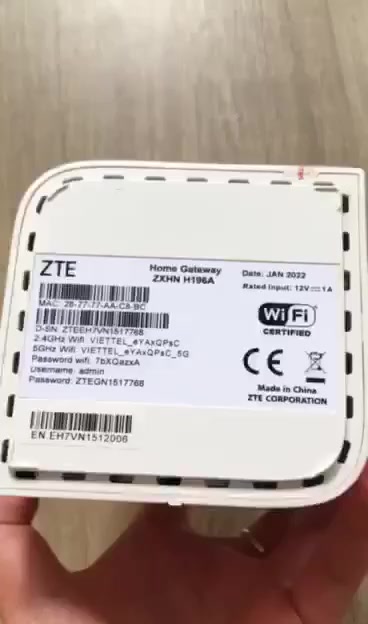 Home Wifi Mesh Viettel ZTE H196A - (BAO KHOÁ) hàng cũ | Shopee Việt Nam