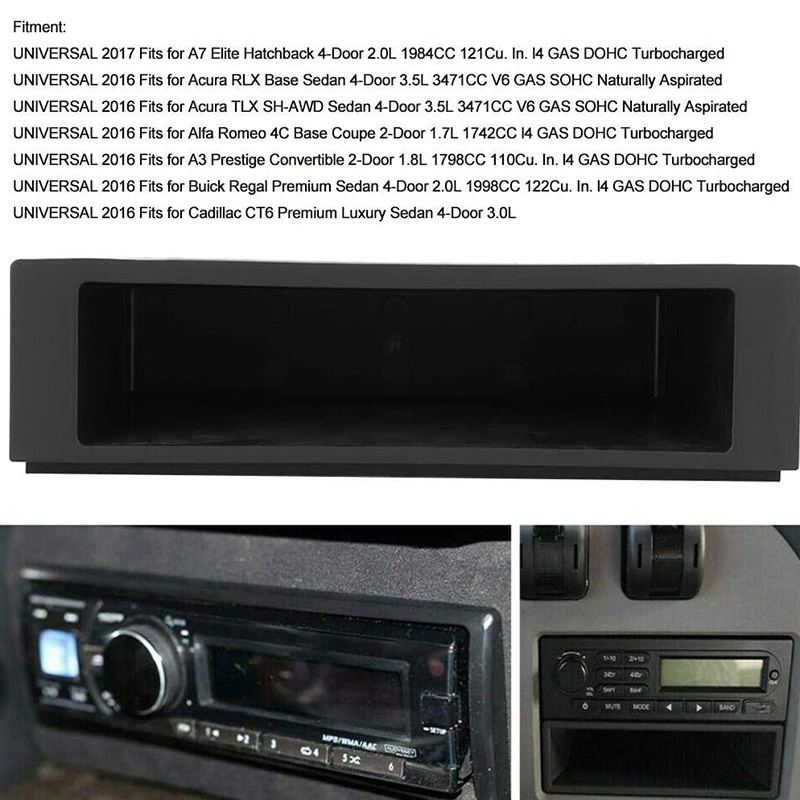 Giá Đỡ Cốc Nước / radio 1 din Bằng Nhựa Thông Dụng Cho Xe Hơi