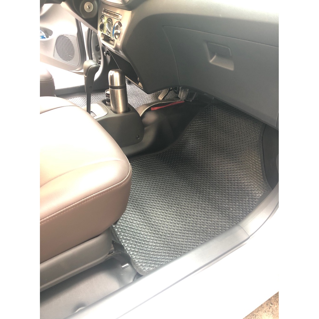 Thảm lót ô tô KATA cho xe Toyota Wigo (2018 - 2022) - Khít với sàn, Chống trơn, Không mùi, Không ẩm mốc