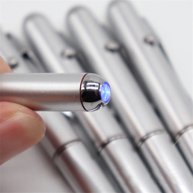Kikin Money Checker Pen Marker Giả Bill Detector Bút cho w UV LED Light Dễ dàng kiểm tra Máy dò tiền mặt Counterfit