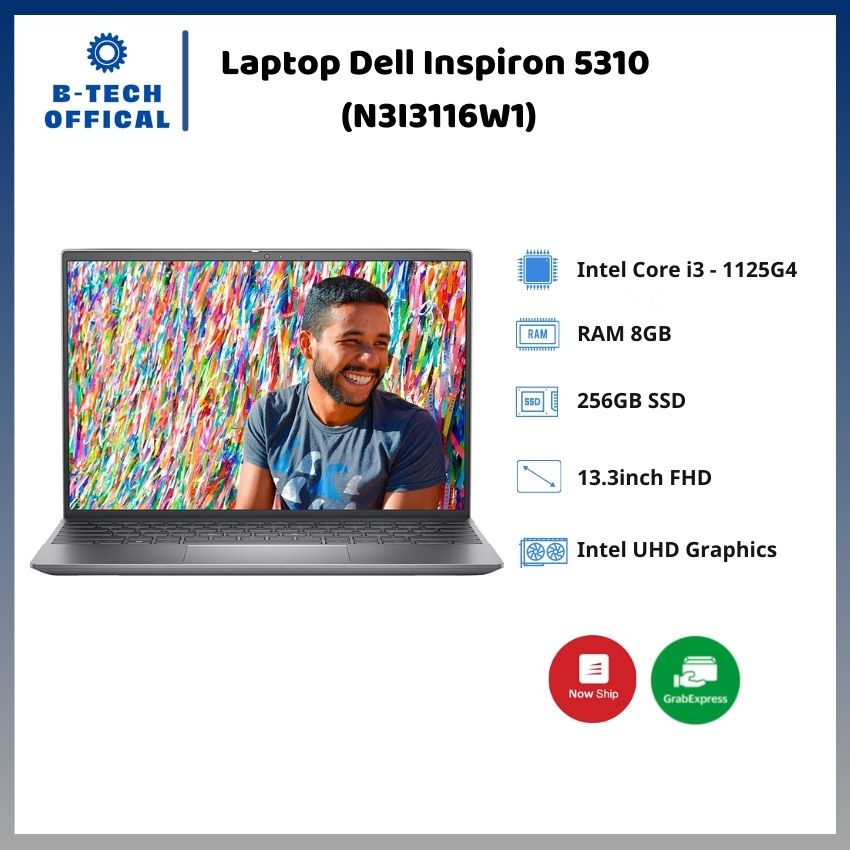 TẶNG VOUCHER 150K ] Laptop Dell Inspiron 5310 (N3I3116W1)/ Silver ...