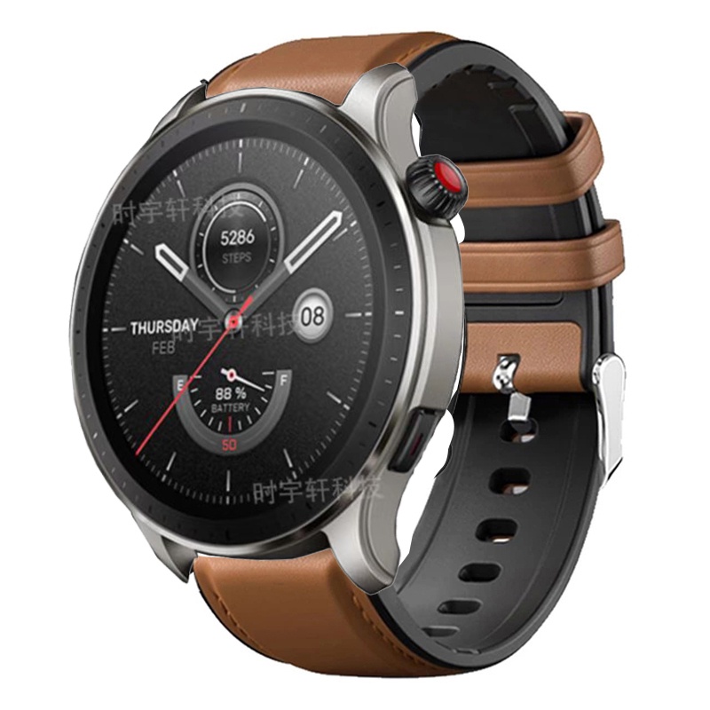 Haofun - Coque De Protection Transparente Et Noire Pour Amazfit GTR 3 / GTR 3 Pro (3 Pièces)