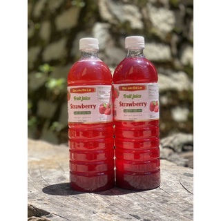 [1000ml] Nước Cốt Dâu Tây Đà Lạt loại ngon đặc biệt