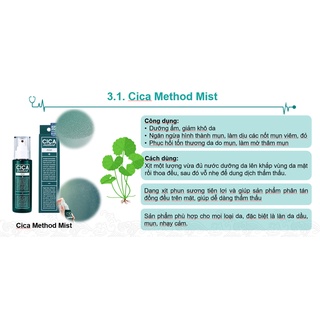 Kem Dưỡng Ẩm, Ngừa Mụn Và Phục Hồi Tổn Thương Do Mụn Cica Method 50g