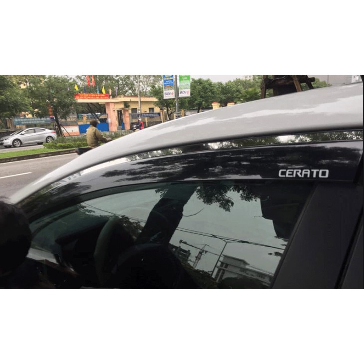 Vè che mưa xe Kia Cerato/ Forte Đời 2008 -2013, 2014 - 2018, 2019 - 2022 Nhựa Đen thái cao cấp, dày dặn, sáng bóng