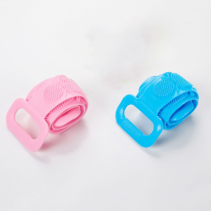 Dây Đai Chà cọ Lưng💚CAM KẾT CHUẨN💚Dây Kỳ Lưng 2 Mặt Đa Năng bằng silicon kỳ cọ massage tẩy da chết khi tắm