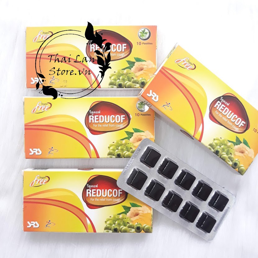 Kẹo Ngậm Ho Reducof Thái Lan Thảo Dược Vỉ 10 viên | Shopee Việt Nam