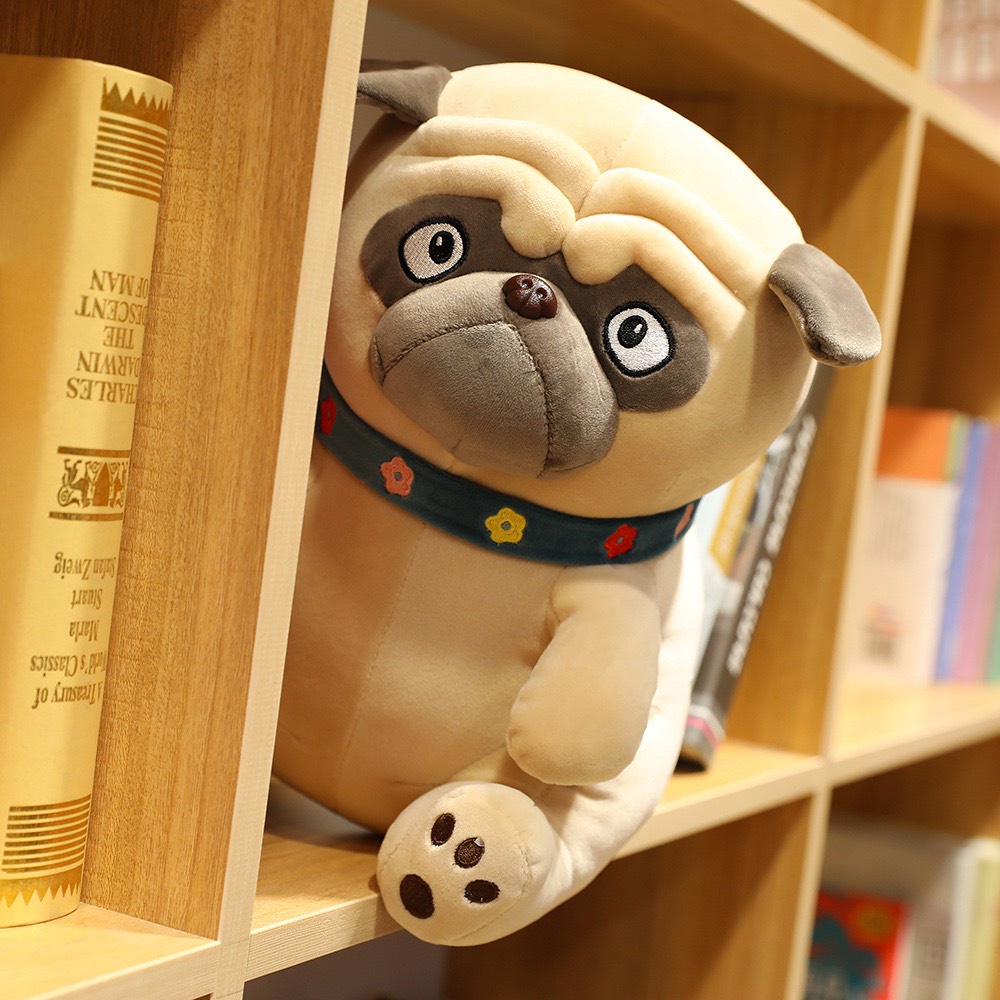 Gấu Bông Chó Mặt Xệ Chó Pug Dáng Ngồi Dễ Thương Size 30cm 40cm 50cm - Babi mama - G74