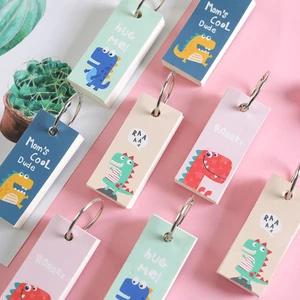 3 Cuộn Giấy Ghi Nhớ Chữ Nhật Nhiều Hình Kèm Móc - Thỏ Hồng VPP