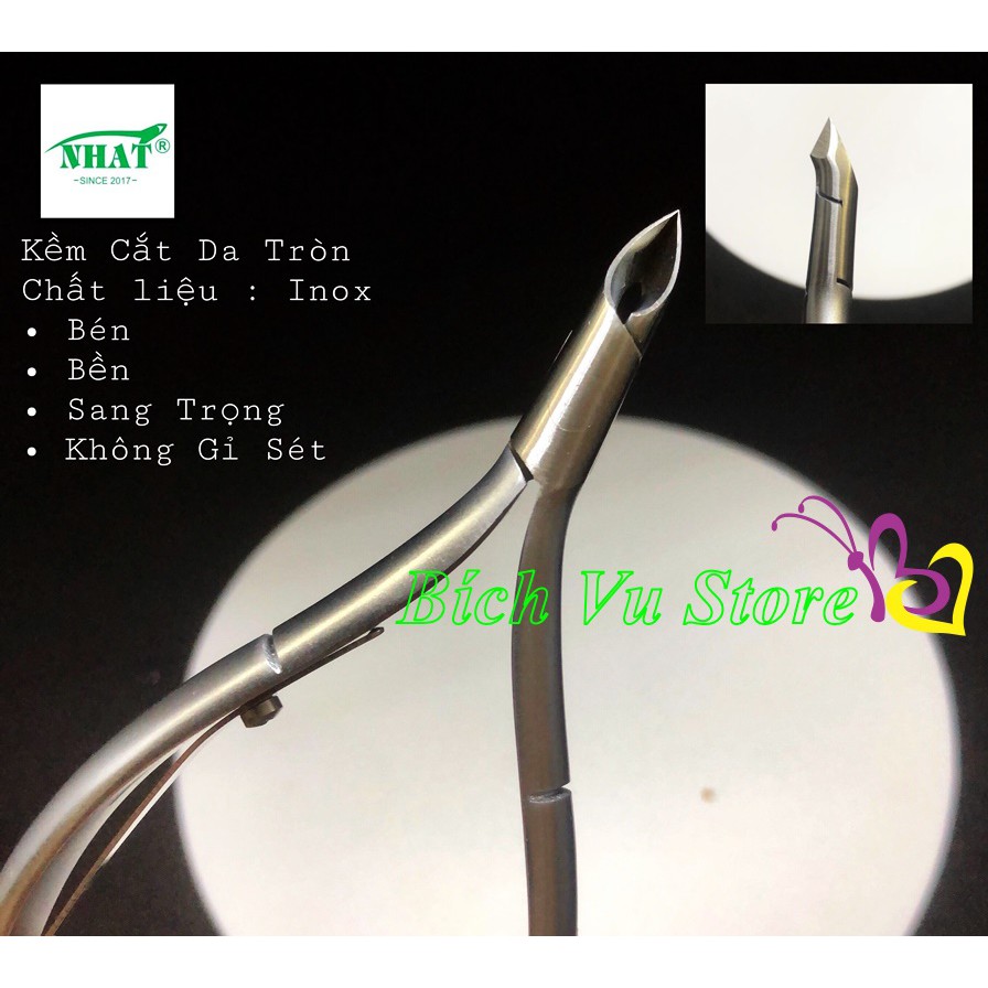 Kềm cắt da bán nguyệt Cao cấp INOX - N01/02 | Kềm Nhật | Shopee Việt Nam