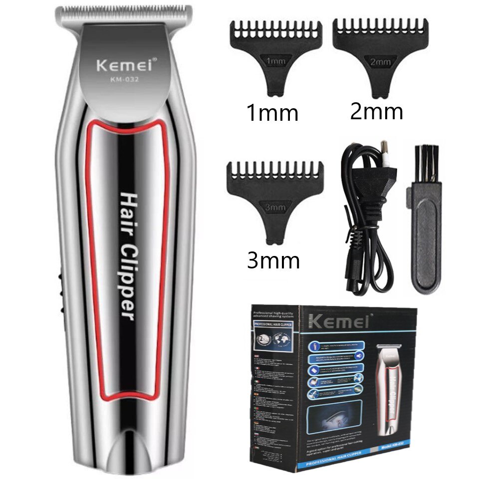 Tông đơ cắt tóc, chấn viền Kemei KM - 032 thế hệ mới - Chất lượng cao, chuyên nghiệp