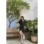 SET VEST - SET ĐẦM HAI DÂY + VEST CROPTOP - CÔNG SỞ - MÈO IN DA HOUSE