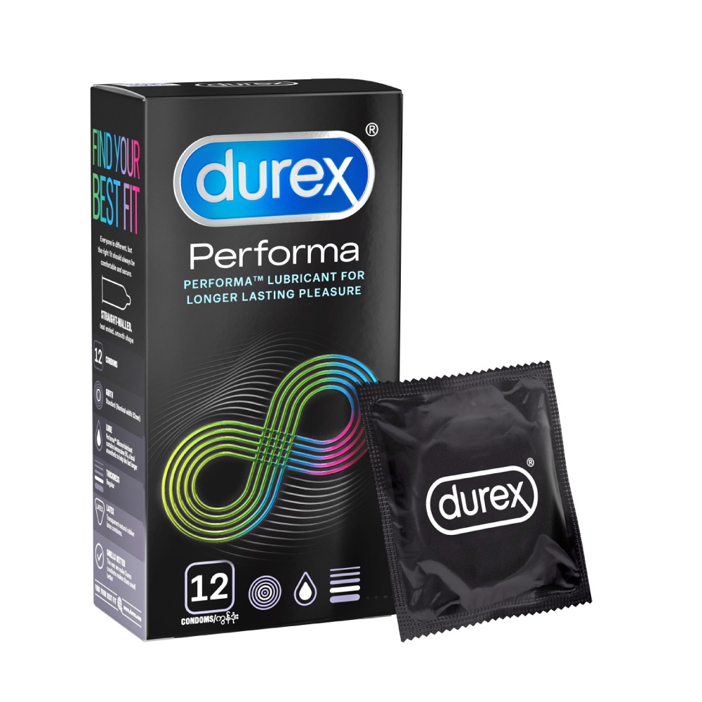 Ảnh Bao cao su Durex Performa kéo dài thời gian, size 52mm, hộp 12 bao 1