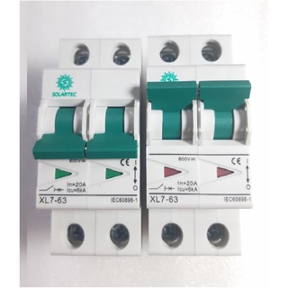 Aptomat DC 2p 800v 20A