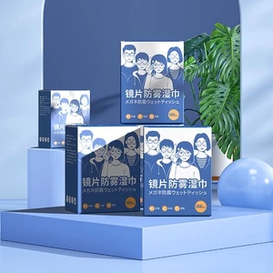 Hộp 100 Miếng Khăn Giấy Lau Kính Nano Chống Mờ Sương, Vân Tay, Bụi Bám