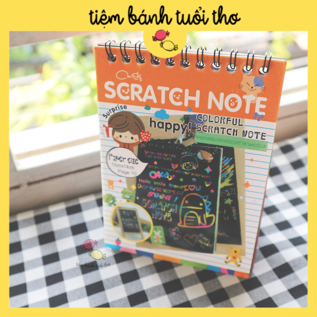 Sổ Sổ Than Ma Thuật Scratch Note Sổ Cào | Shopee Việt Nam