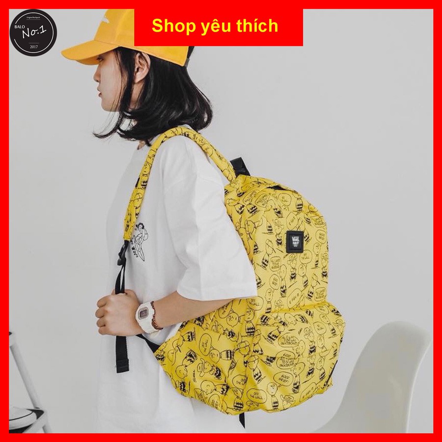 BALO NO.1 Balo i h c du l ch Vans Peanuts Snoopy Backpack 2019